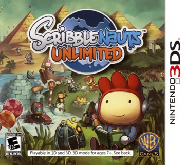 Scribblenauts Unlimited (Usa) box cover front